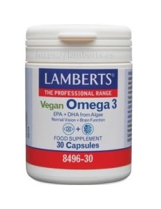Pack 2 Omega 3 Vegano Lamberts - 30 Cápsulas Saludables
