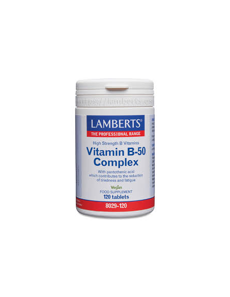 Complejo de Vitaminas B-50 120 Tabs.  de Lamberts