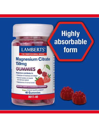 Citrato de Magnesio (Gummies) 40 Gum de Lamberts
