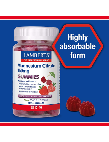 Citrato de Magnesio (Gummies) 40 Gum de Lamberts