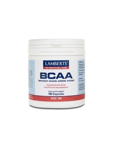 Pack 5 Uds. BCAA   180 Caps.  de Lamberts