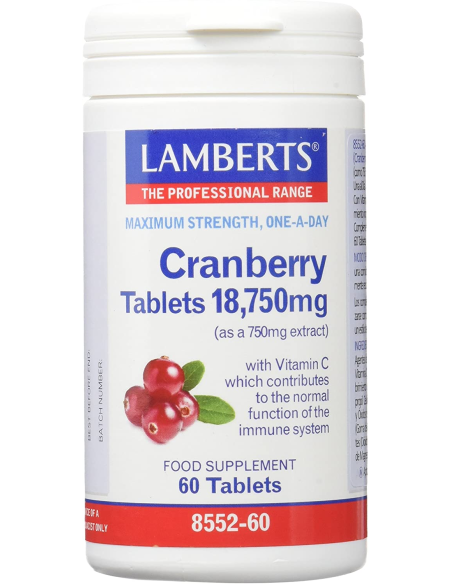 Pack 2 Uds. Arándano Rojo 18.750 mg  60 Caps. de Lamberts