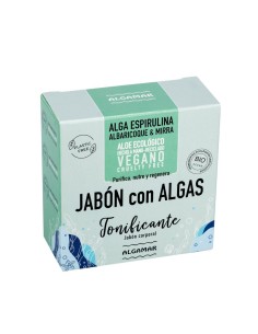 Jabón corporal con Algas en pastilla. TONIFICANTE.