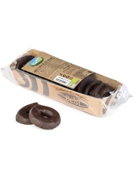 Aro de Chocolate- Galleta Eko Cobertura de Choc Negro