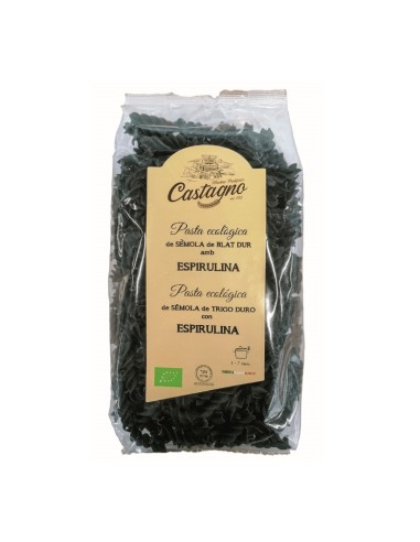 ESPIRALES DE TRIGO CON ESPIRULINA