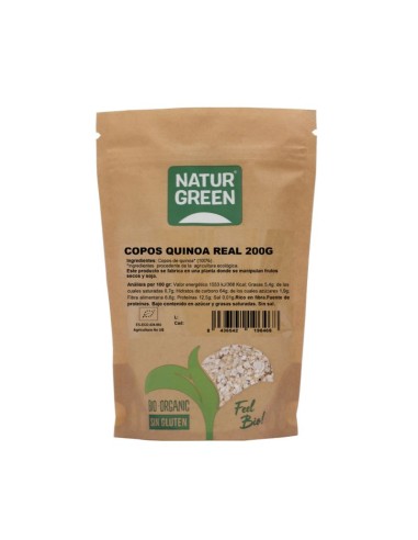 Copos de Quinoa Real Bio 200 G S/Gluten