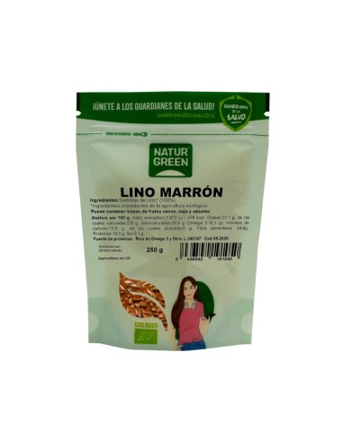 Lino Marron Bio 250 G