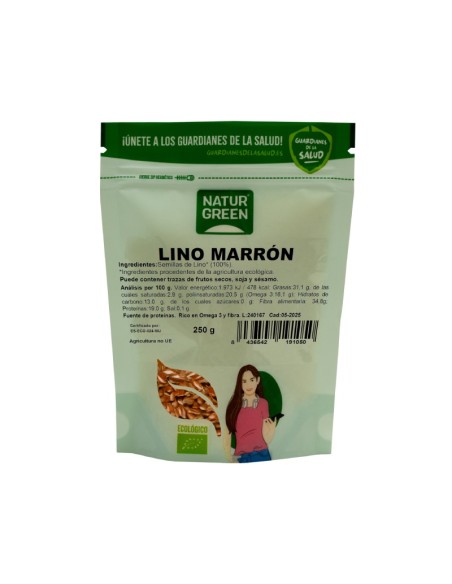 Lino Marron Bio 250 G