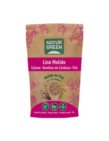 Semillas de Lino, Cáñamo, Calabaza y Chía Bio 225 G