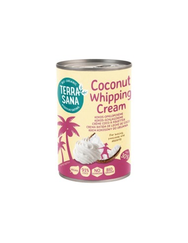 Crema batida de leche de coco