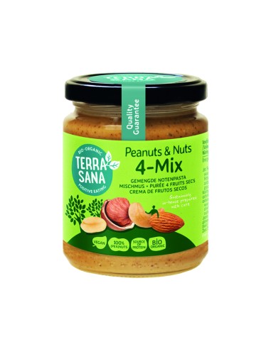 Crema 4-Mix, Frutos Secos (con Cacahuete)