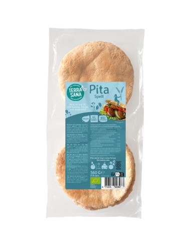 Pan Pita de Espelta Integral