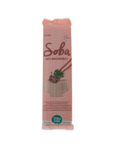 Soba 40% - Espaguetis Japoneses de Trigo-Trigo Sarraceno