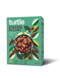 Cocoa pillows with hazelnut filling Bio + GF