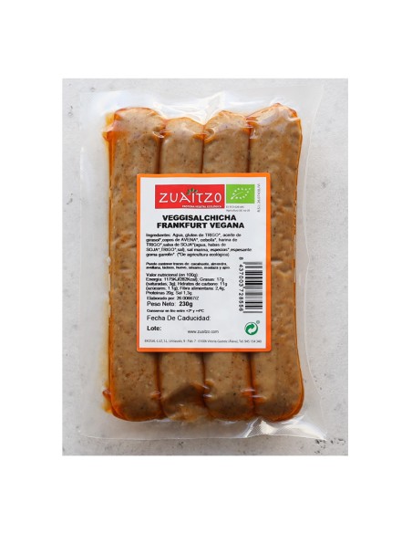 Salchicha Vegetal tipo Frankfurt
