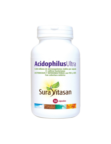 Acidophilus Ultra 30Cap. (Refrigeracion) de Sura Vitasan