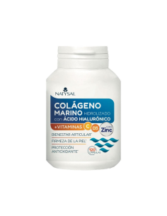 Colageno Marino Hidrolizado Con Acido Hialuronico 120 Comp. de Natysal