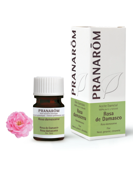 Pranarom Damask Rose Flower 5ml Organic Essential Oil