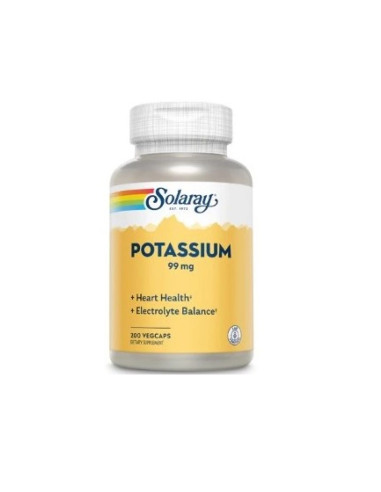 Big Potassium Citrate 99 Mg - 200 Vegcaps de Solaray