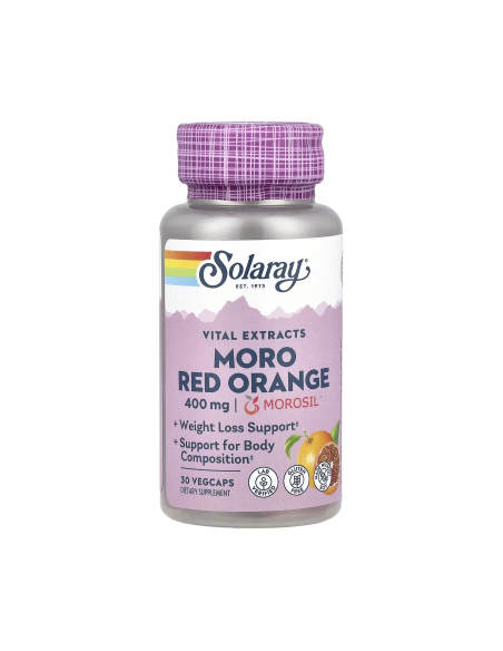 Moro Red Orange 400 mg Solaray - 30 Cápsulas Veganas