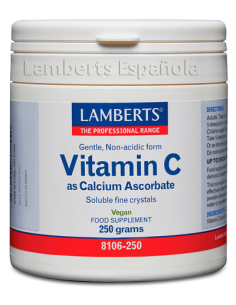 Pack 5 Uds. Ascorbato de Calcio 250 g Polvo de Lamberts