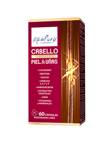 Pack 2 uds Estado Puro Clinic Cabello Piel y Uñas 60 capsulas
