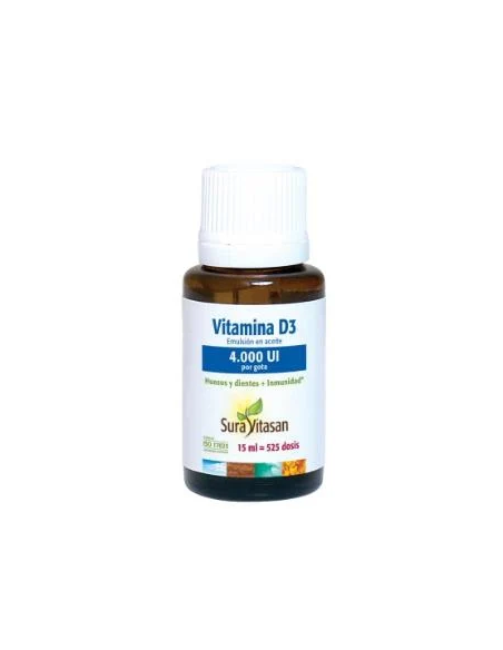 Vitamina D3 4.000Ui15Ml. de Sura Vitasan