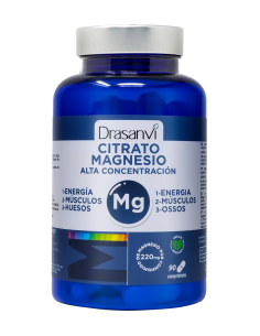 Mineral Citrato Magnesio Alta Concentracion 90 Comprimidos Drasanvi
