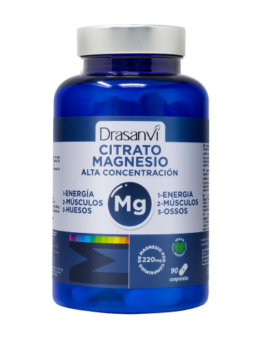 Mineral Citrato Magnesio Alta Concentracion 90 Comprimidos Drasanvi