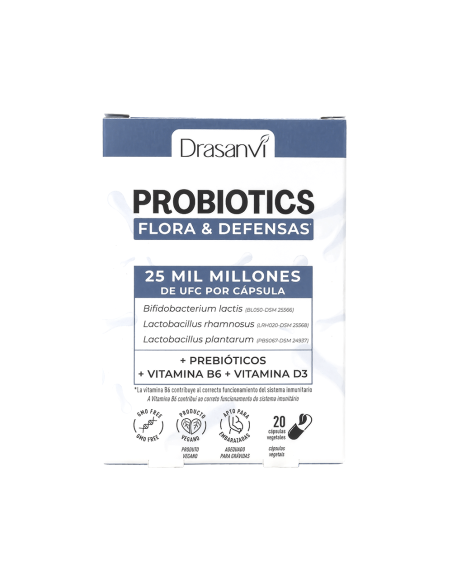 Probiotics Flora Y Defensas 20 Capsulas Drasanvi