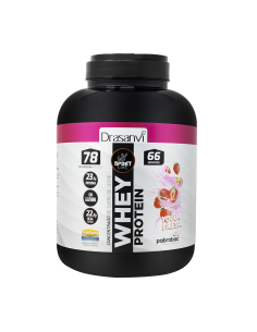 Whey Protein Concentrada Yogur Fresa 2Kg Sport Live Drasanvi