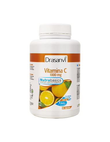 Vitamina C 1000Mg 90 Capsulas Nutrabasicos Drasanvi