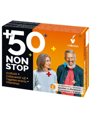 Pack 3x2 Novadiet +50 Non Stop 30 cápsulas vegetales