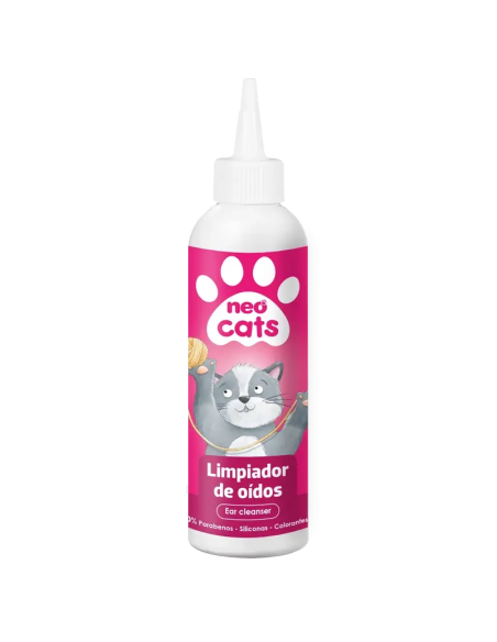 Neo Cats Limpiador de Oídos 125 ml - Cuidado Seguro y Eficaz