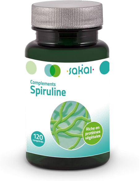 Espirulina Sakai 120 Comp x 400 mg | Energía y Vitalidad Natural