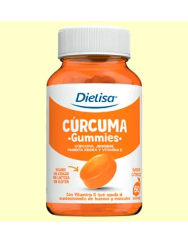 Gummies Curcuma Envaseq Que Contiene  60 Gummies de Dielisa®