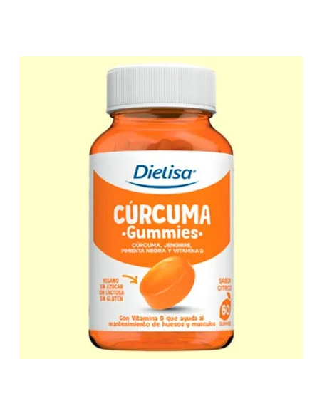 Gummies Curcuma Envaseq Que Contiene  60 Gummies de Dielisa®