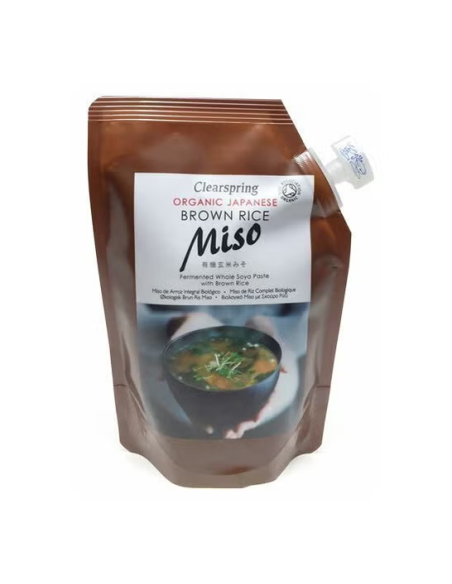 Genmai Miso 300G Clearspring | Miso Integral Natural Saludable