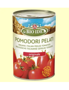 Tomates Enteros Pelados 400 G de Bio Idea