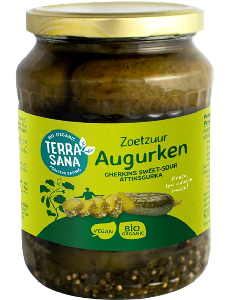 Pepinillos Agridulces Terrasana | Sabor Natural y Delicioso