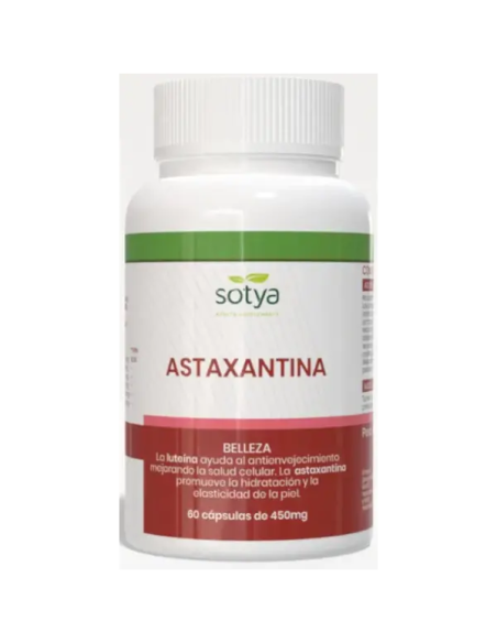 Astaxantina 60 Cápsulas 450Mg de Sotya
