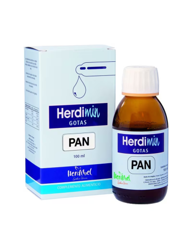 Herdimin Pan Bote 100 Ml Con Cuentagotas de Herdib