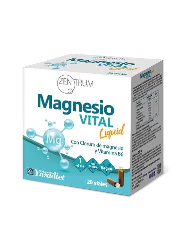 Magnesio Vital Liquido 20 Viales de Zentrum