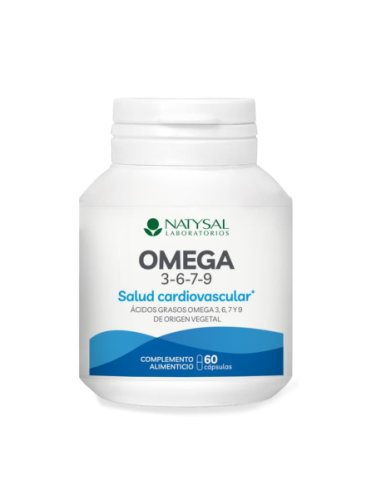 Omega 3-6-7-9 Natysal 60 cápsulas | Salud y Bienestar Natural