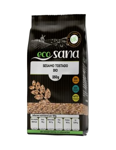 Sésamo Tostado Bio 3Kg Ecosana  Calidad Natural Orgánica
