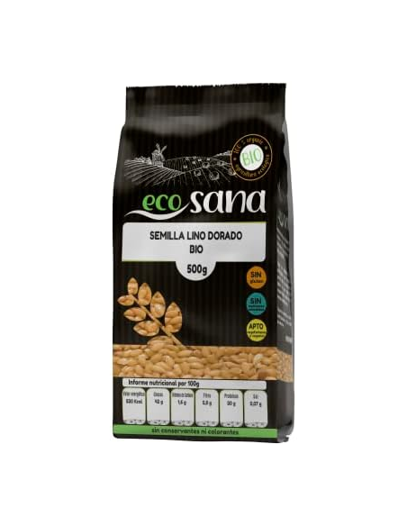 Semilla Lino Dorado Bio 3Kg Ecosana
