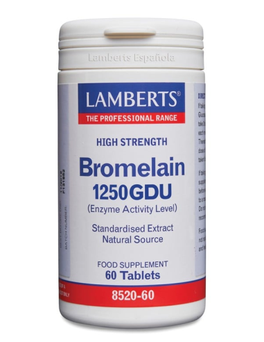 Pack 2 Uds. Bromelina 1250 GDU 60 Tabs. de Lamberts