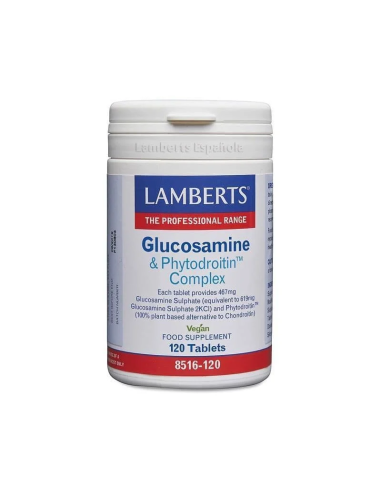 Pack 2 Uds Glucosamina y Fitodroitina Lamberts 120 Tabs