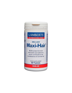 Pack 2 Uds. Maxi Hair® (Bienestar del cabello) 60 Tabs. de Lamberts