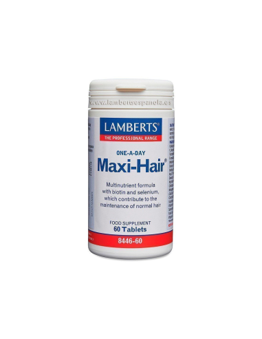Pack 2 Uds. Maxi Hair® (Bienestar del cabello) 60 Tabs. de Lamberts